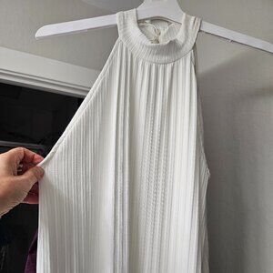New Zara sleevless white dress
